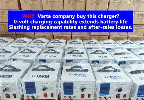 Customized battery charger for VARTA